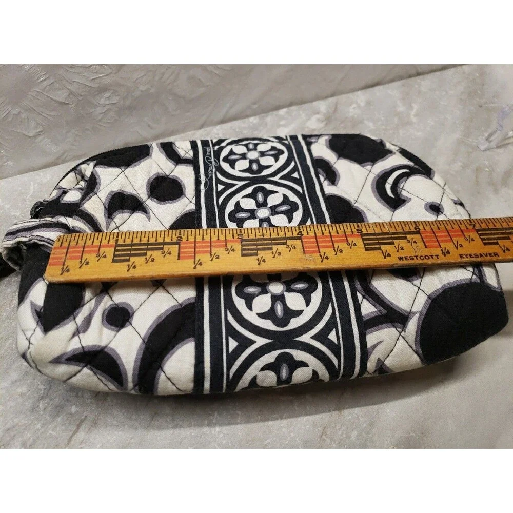 Vera Bradley Retired Night and Day Cosmetic Bag Lined Zip Large Good Condition